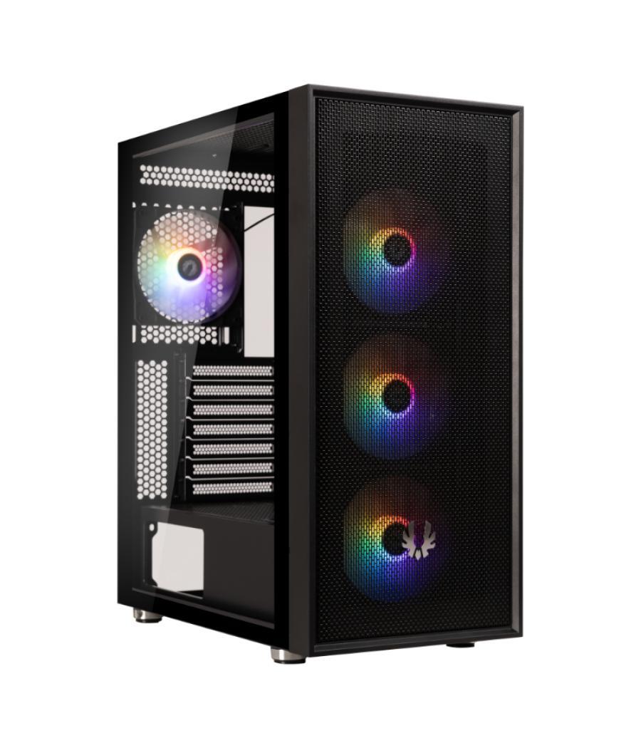 Caja semitorre e-atx ares f-rgb black bitfenix