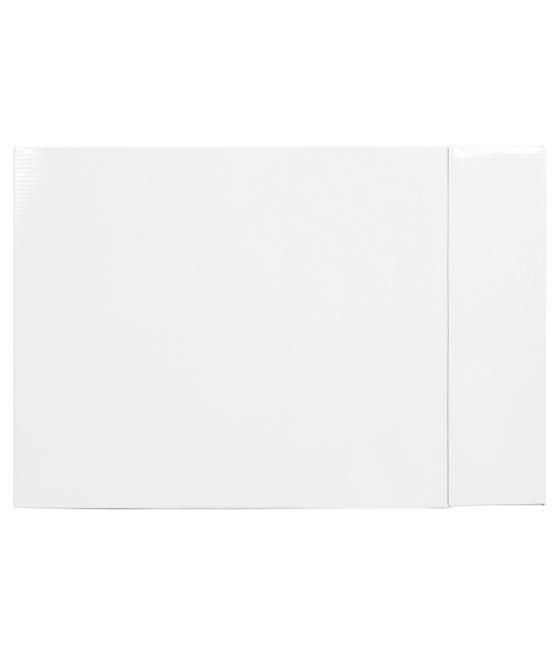 Caja archivador liderpapel de palanca cartón folio documenta lomo 75mm color blanca