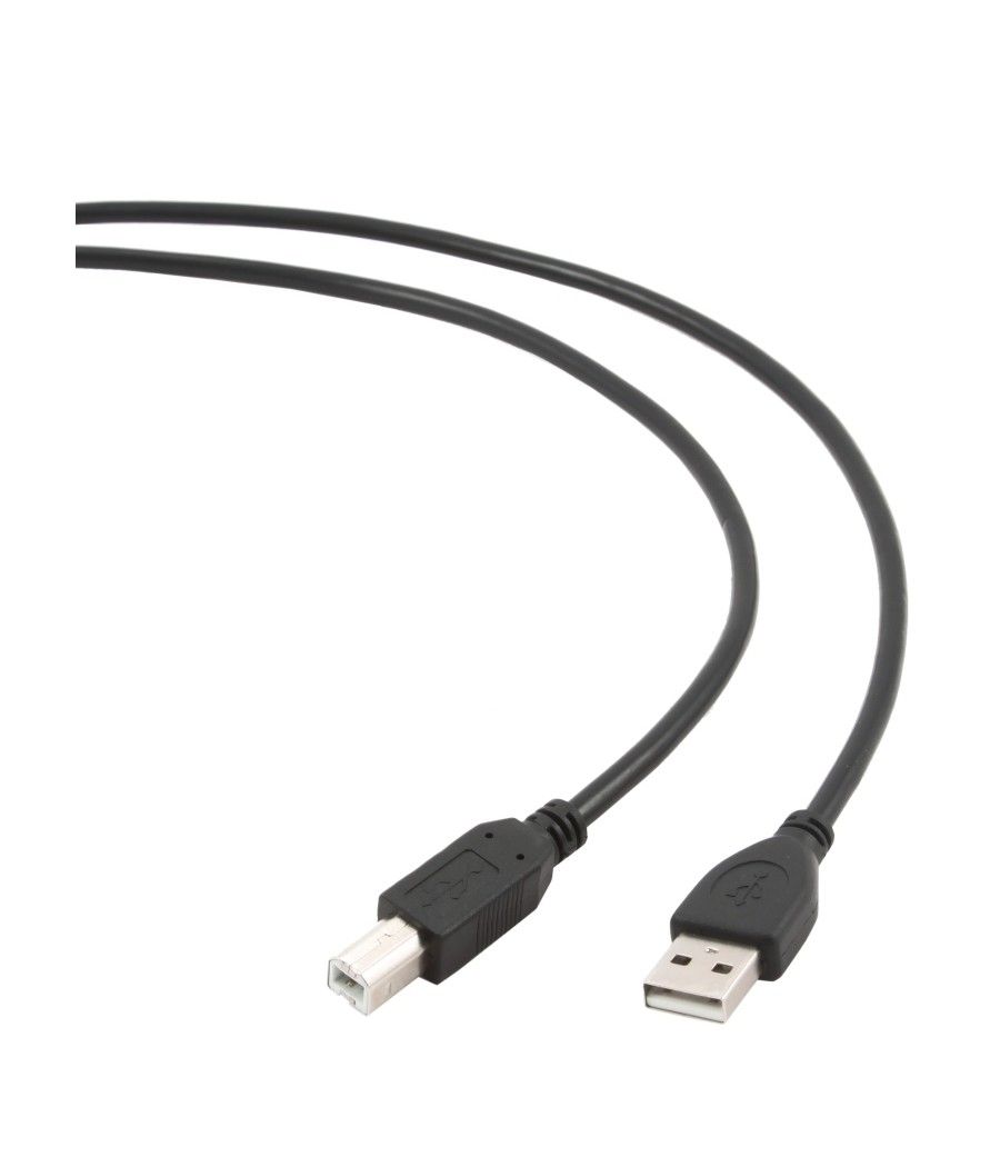 Gembird Cable USB 2.0 Tipo A/M-B/M 1.8 Mts Negro - Imagen 1