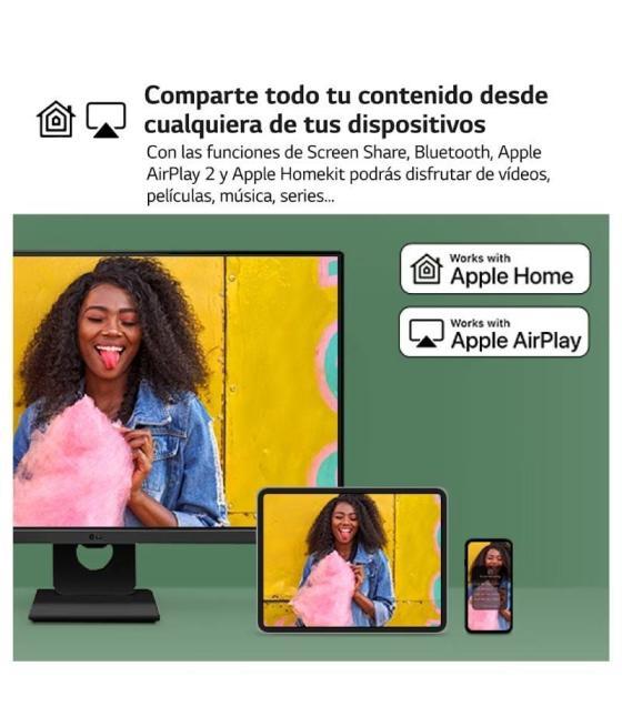 Smart monitor lg myview 27sr50f-b 27'/ full hd/ smart tv/ multimedia/ negro