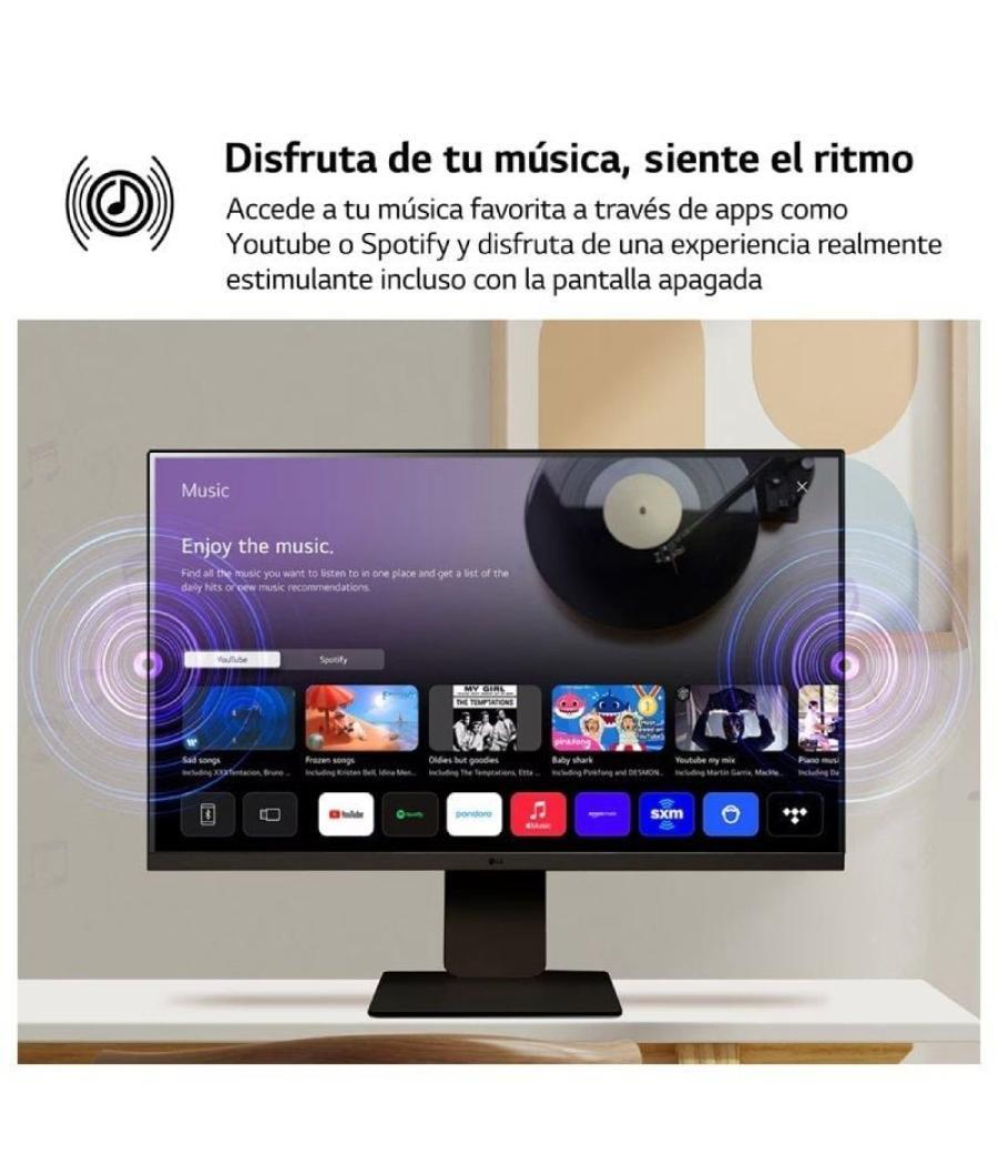 Smart monitor lg myview 27sr50f-b 27'/ full hd/ smart tv/ multimedia/ negro