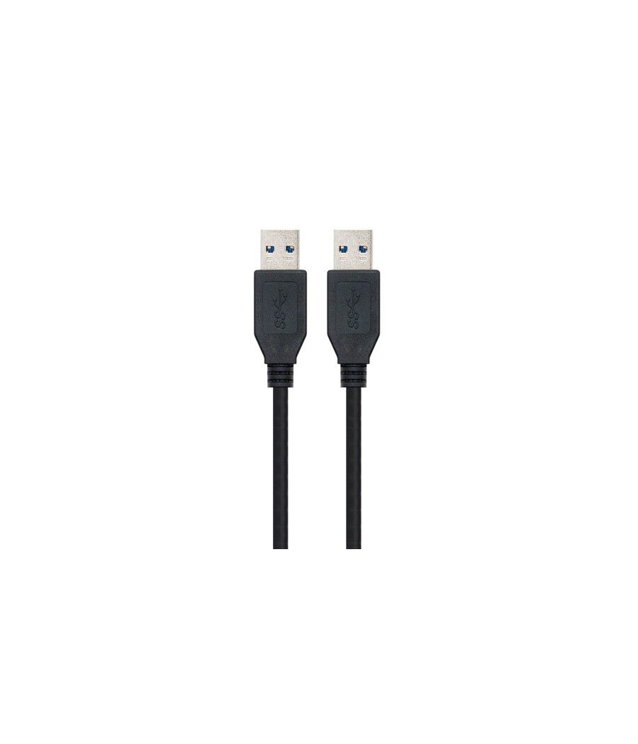 Nanocable Cable USB 3.0, tipo A/M-A/M, Negro, 1m - Imagen 2