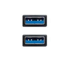 Nanocable Cable USB 3.0, tipo A/M-A/M, Negro, 1m - Imagen 3