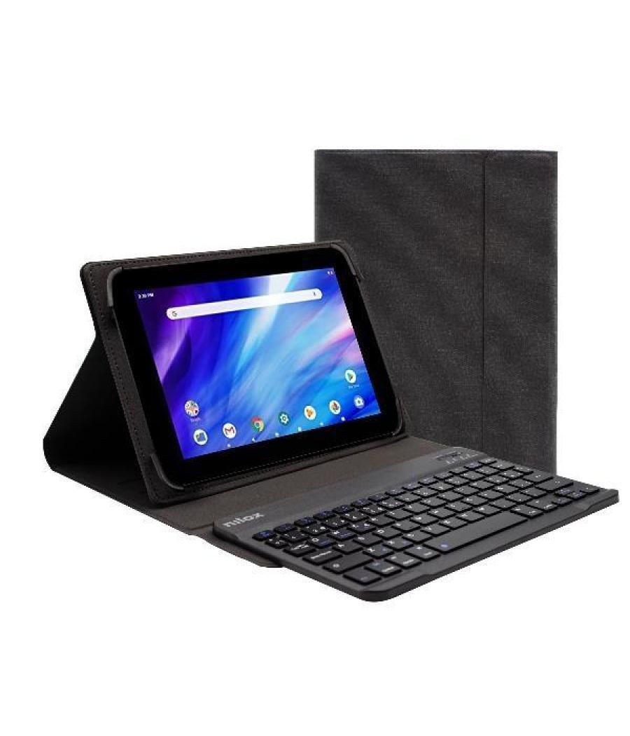 Nilox funda tablet 9,7" a 10´5" con teclado bluetooh negro