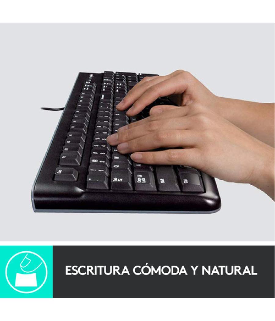 Logitech desktop mk120 - kit teclado - ratón - usb - español