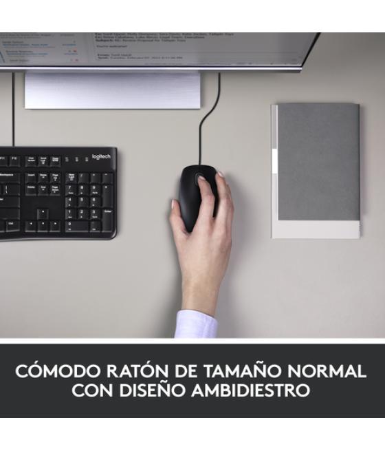 Logitech desktop mk120 - kit teclado - ratón - usb - español