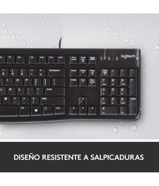 Logitech desktop mk120 - kit teclado - ratón - usb - español