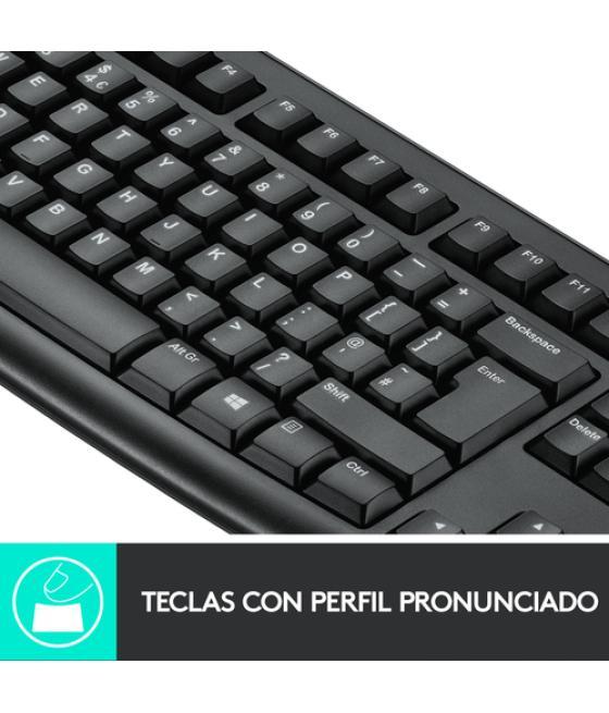 Logitech wireless combo mk270 - juego de teclado y ratón - 2.4 ghz - español