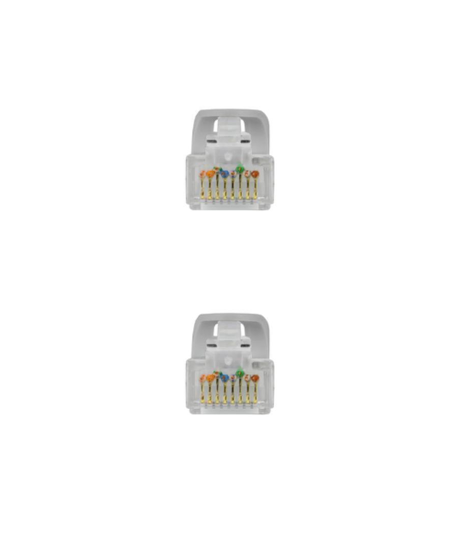 Nanocable - cable de red latiguillo rj45 lszh cat.6a utp awg24 - gris - 1.5m