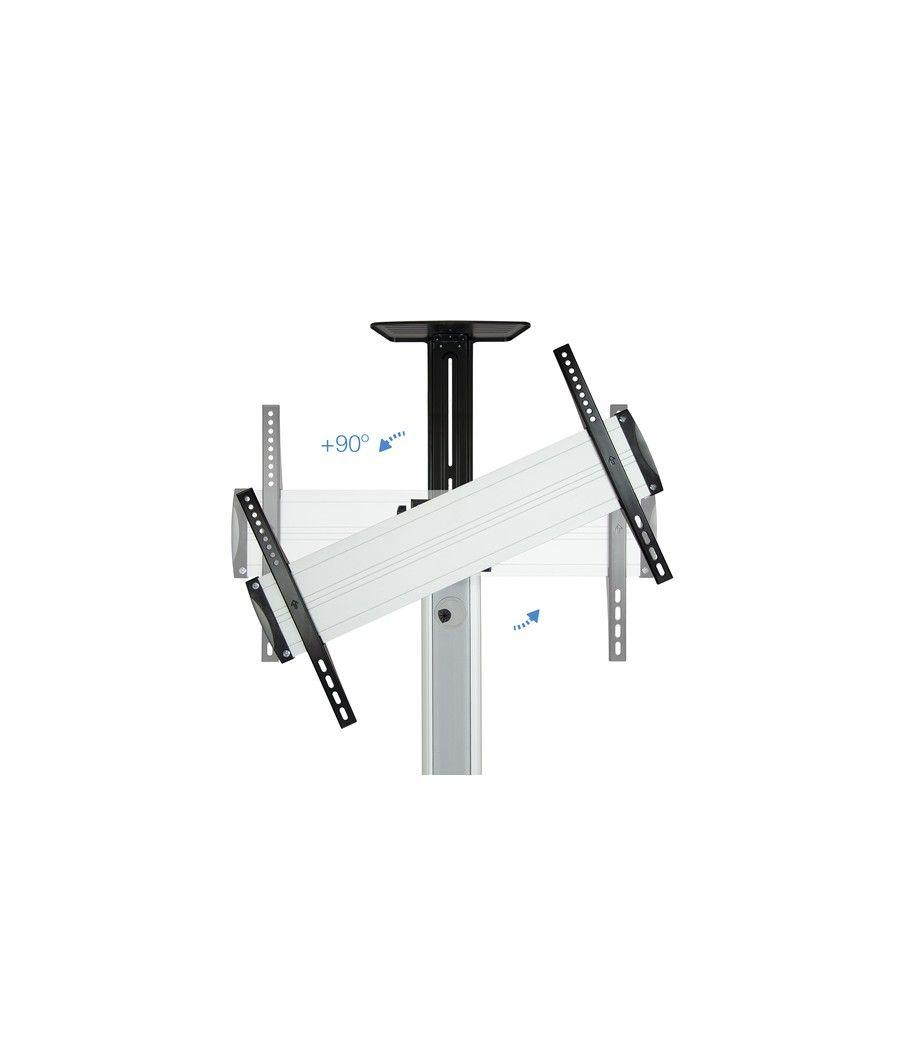 Tooq Soporte TV FS1870M-B Suelo Ruedas 37"-70" Neg - Imagen 6