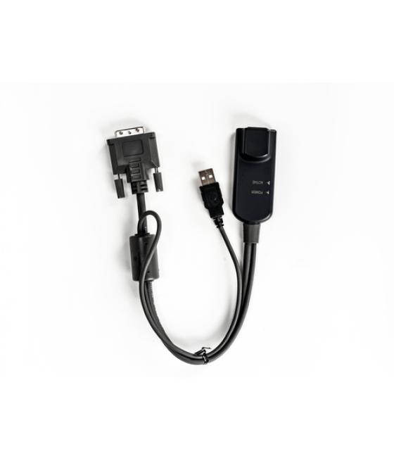 Vertiv Avocent MPUIQ-VMCDV cable para video, teclado y ratón (kvm) Negro 0,3556 m