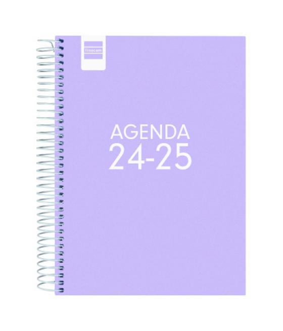 Agenda escolar 2024-2025 4º 155x212 1 día página cool lila finocam 645060825