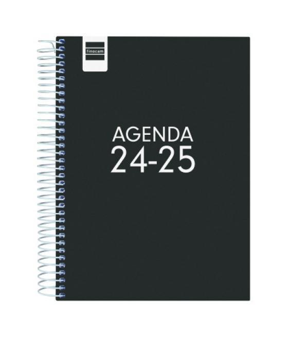 Agenda escolar 2024-2025 4º 155x212 1 día página cool negro finocam 645060325