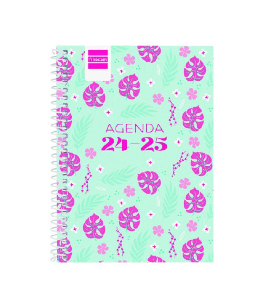 Agenda escolar 2024-2025 8º 120x164 semana vista horizontal cool selva finocam 645000725