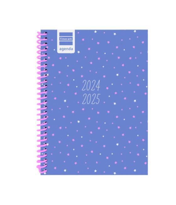 Agenda escolar 2024-2025 8º 120x164 semana vista horizontal diva stars finocam 536100225