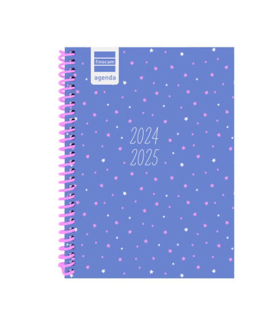 Agenda escolar 2024-2025 8º 120x164 semana vista horizontal diva stars finocam 536100225