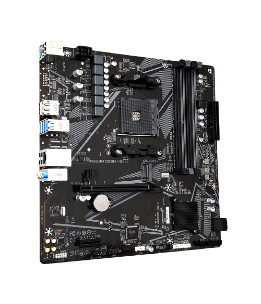 Gigabyte a520m ds3h v2 (rev. 1.0) zócalo am4 micro atx