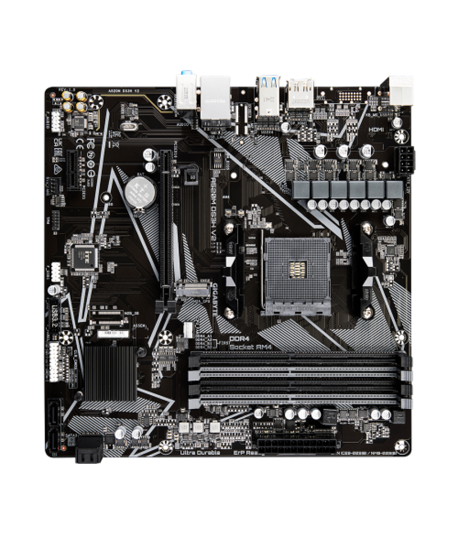 Gigabyte a520m ds3h v2 (rev. 1.0) zócalo am4 micro atx