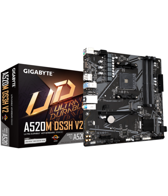 Gigabyte a520m ds3h v2 (rev. 1.0) zócalo am4 micro atx