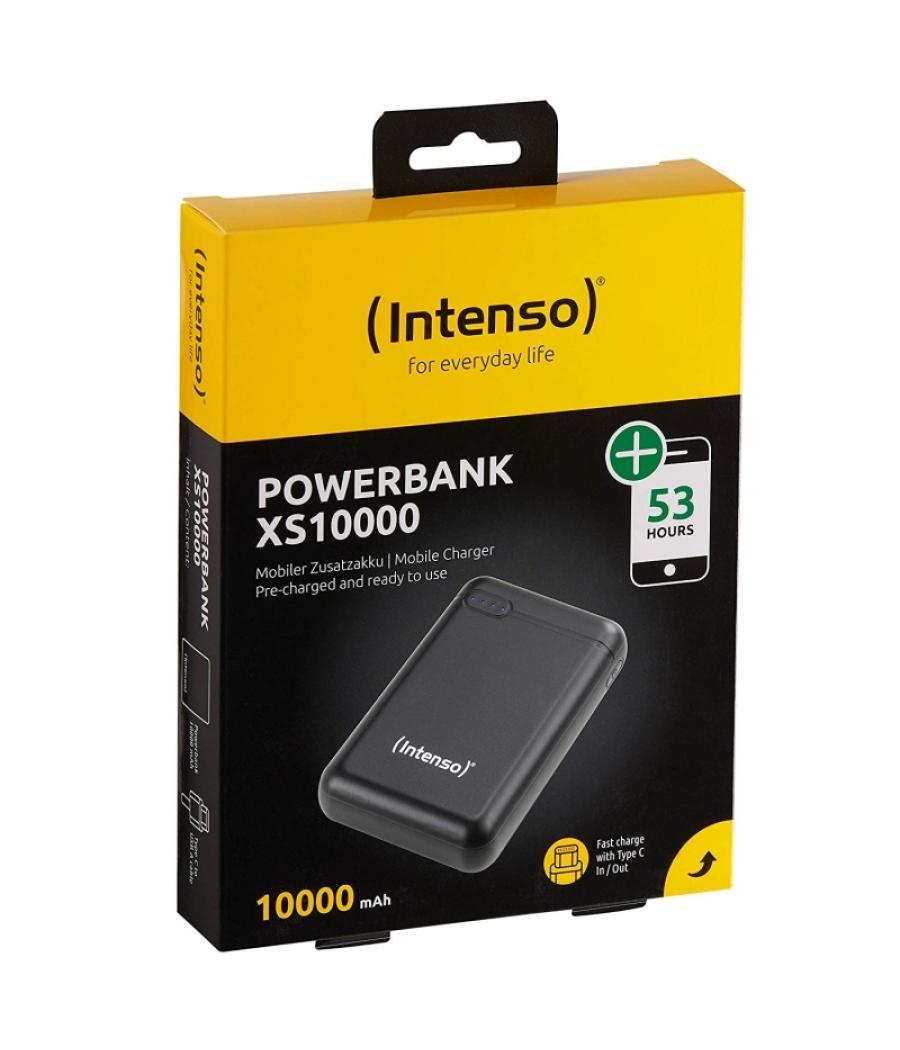 Powerbank intenso xs10000 10000mah usb tipo a usb tipo c negro