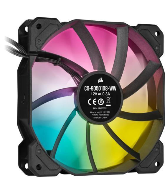 Ventilador auxiliar sp120 rgb elite 120mm black single pack corsair