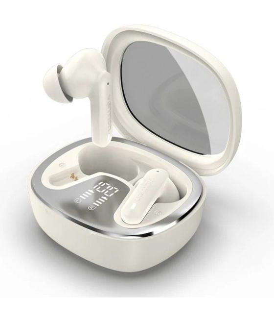 Auriculares bluetooth vention air a01 nbmn0 con estuche de carga/ autonomía 7h/ blancos