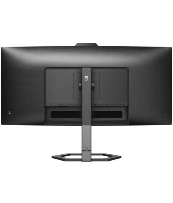 Monitor profesional ultrapanorámico curvo philips 34e1c5600he 34'/ wqhd/ webcam/ multimedia/ regulable en altura/ negro