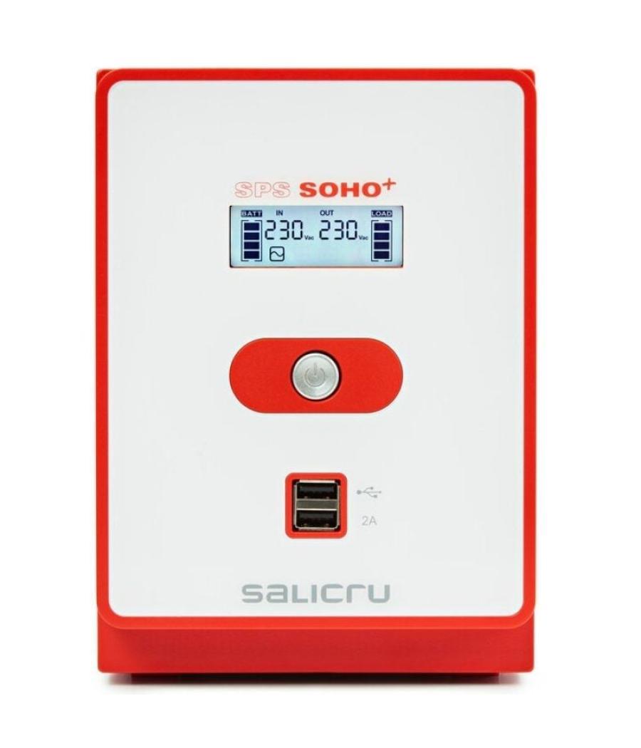 Sai línea interactiva salicru sps 1600 soho+/ 1600va-960w/ 4 salidas/ formato torre