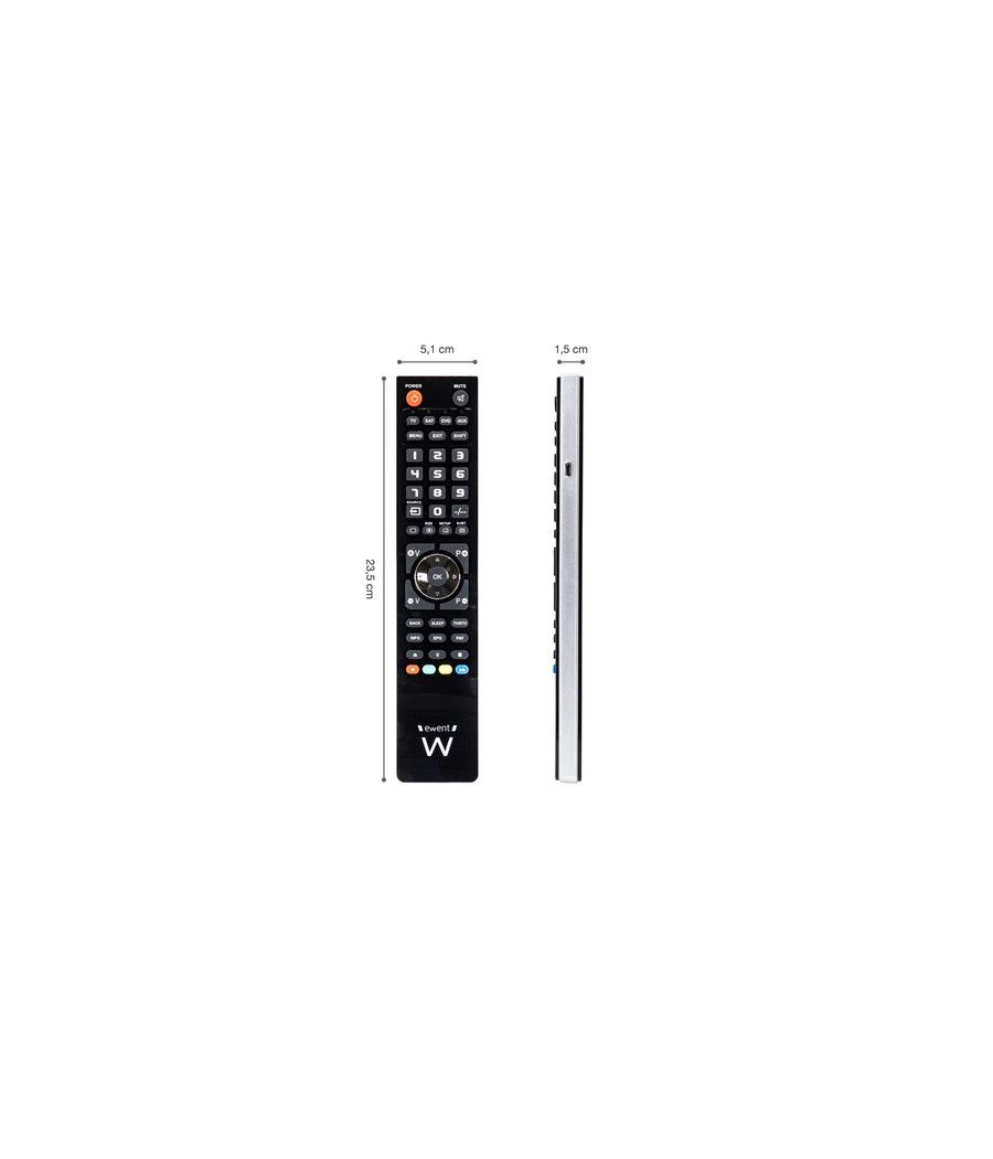 EWENT EW1570 Mando TV 4 en 1 programable x cable - Imagen 5