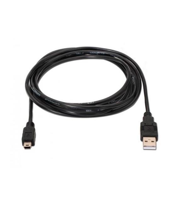 Cable usb(a) 2.0 a mini usb(b) 2.0 aisens 1m negro