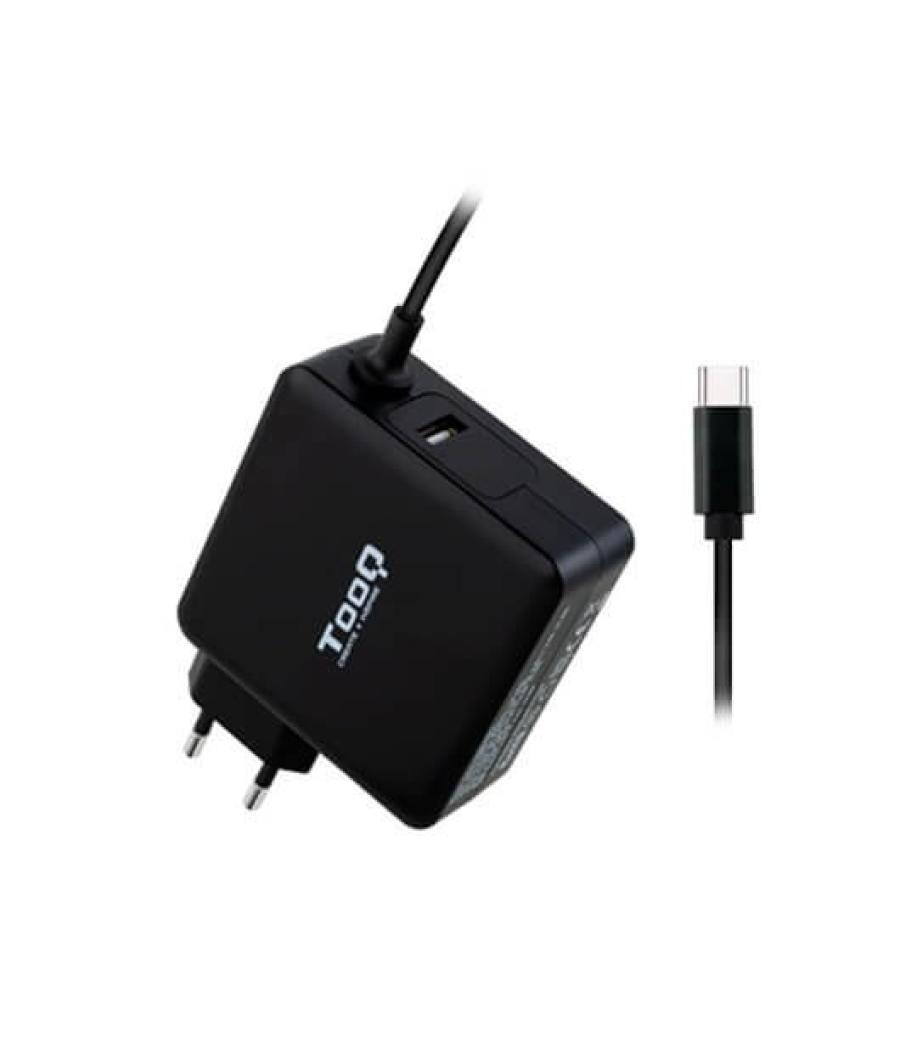 Cargador universal port tooq tqlc-usbc65pd negro