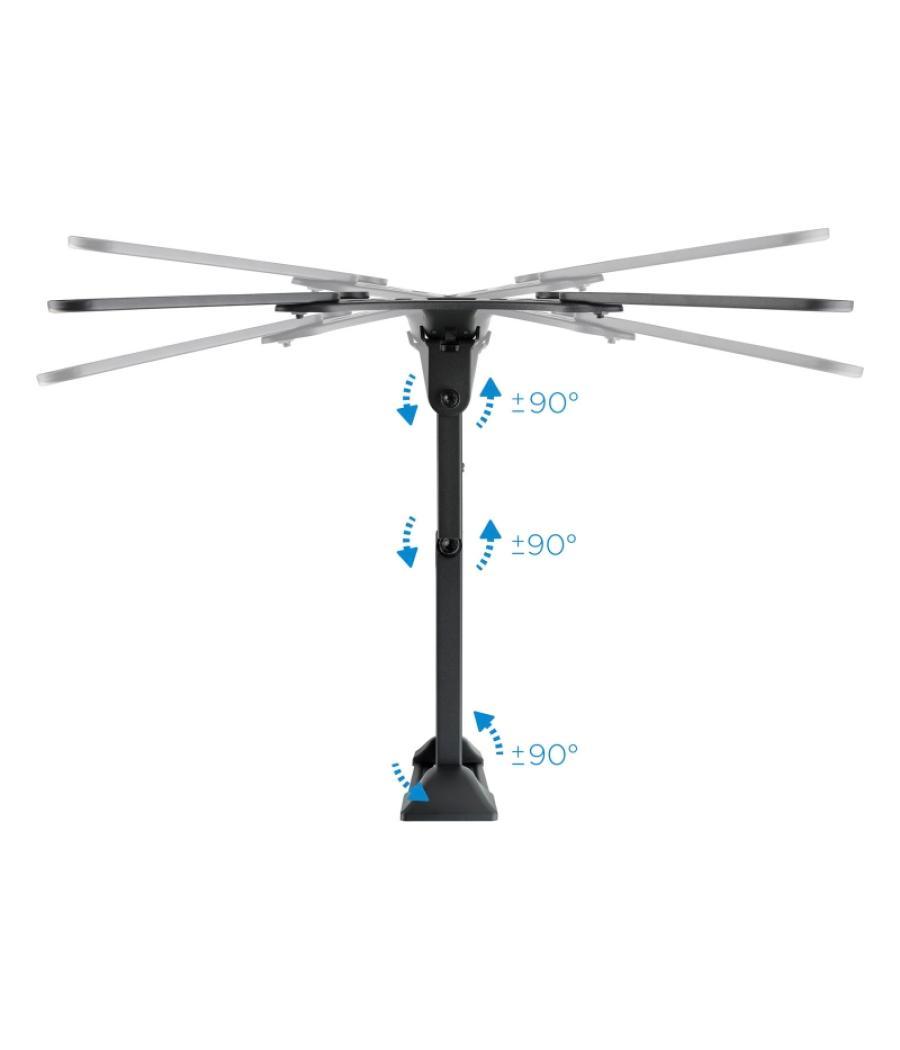 Tooq lp6055tn-b soporte tv incl/gira 23"-55" 3piv
