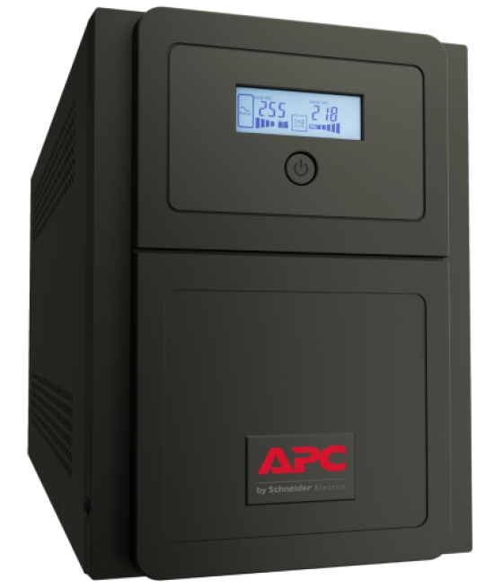 Apc easy ups smv sistema de alimentación ininterrumpida (ups) línea interactiva 1 kva 700 w 6 salidas ac