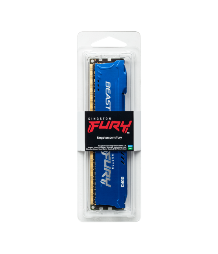 Kingston technology fury beast módulo de memoria 8 gb 1 x 8 gb ddr3 1600 mhz