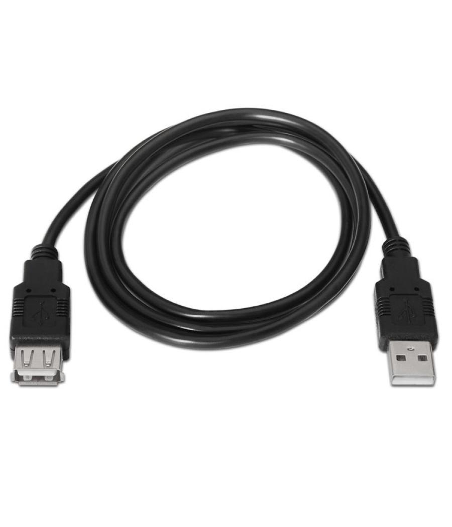 Cable usb 2.0 tipo a/m-a/h 1.8m negro nanocable