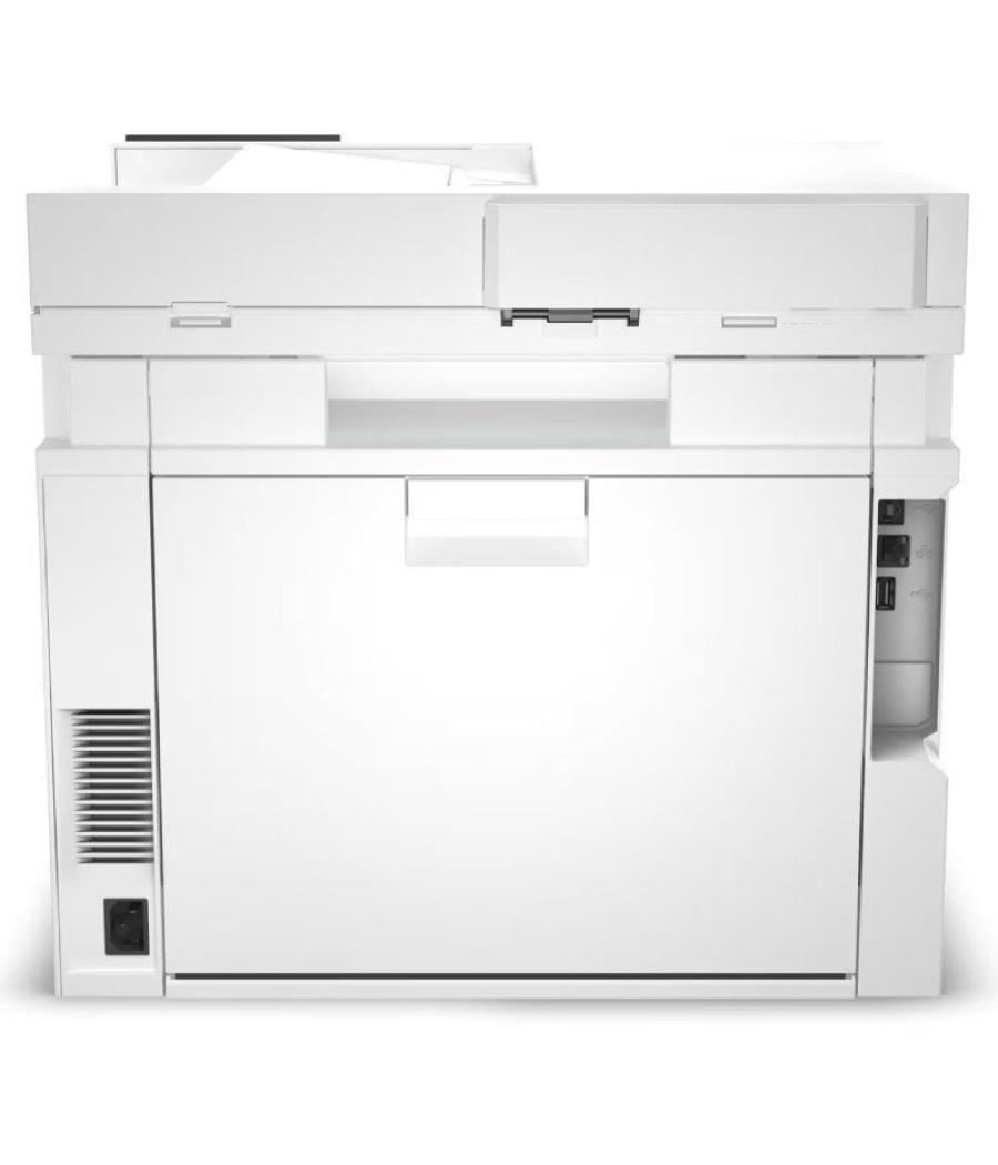 Multifunción láser color hp laserjet pro 4302fdw/ wifi/ fax/ dúplex/ blanca y azul