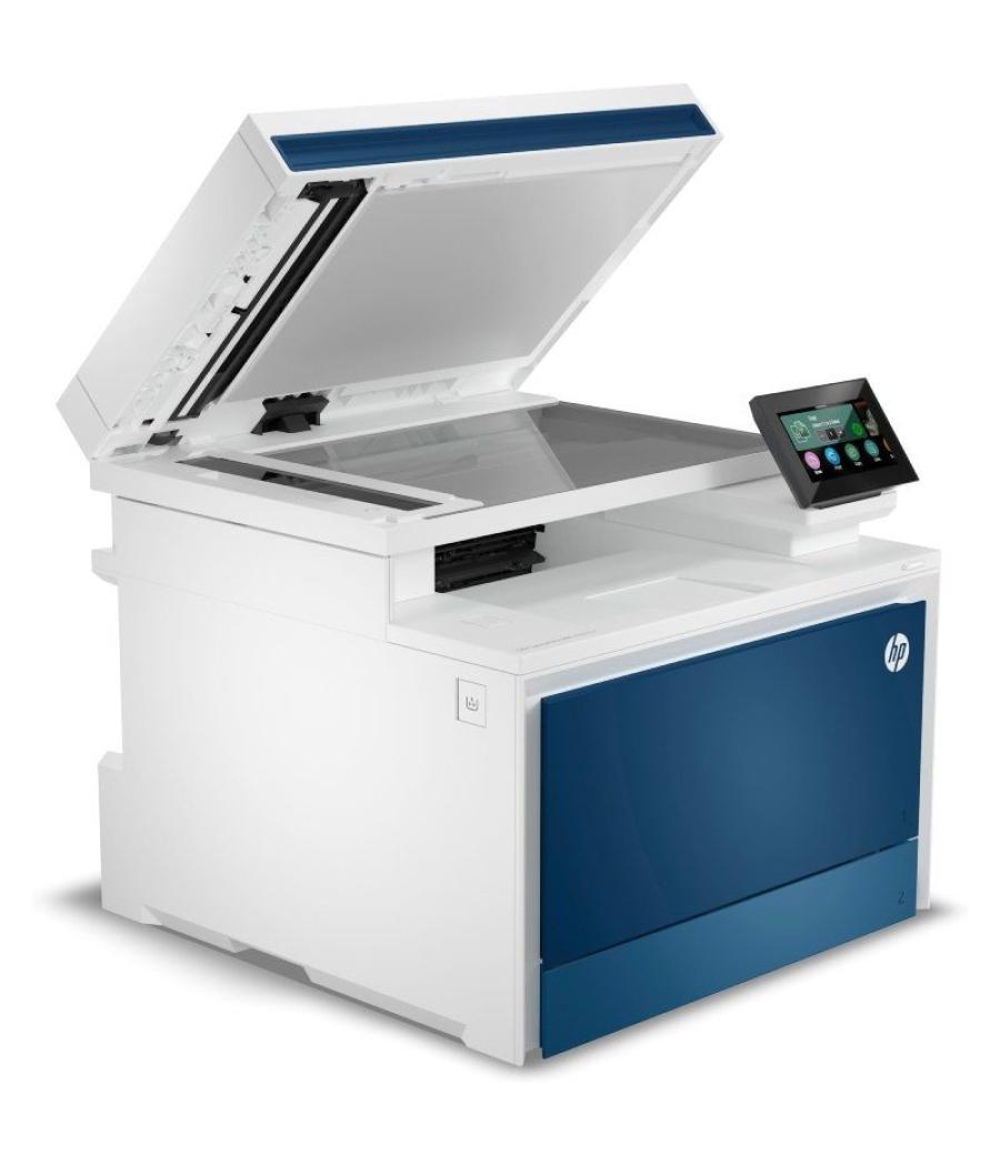 Multifunción láser color hp laserjet pro 4302fdw/ wifi/ fax/ dúplex/ blanca y azul