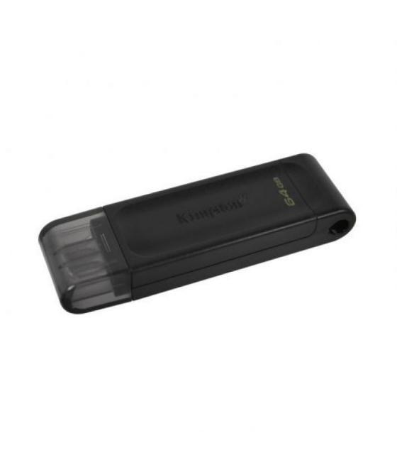 Pendrive 64gb kingston datatraveler 70 usb tipo-c