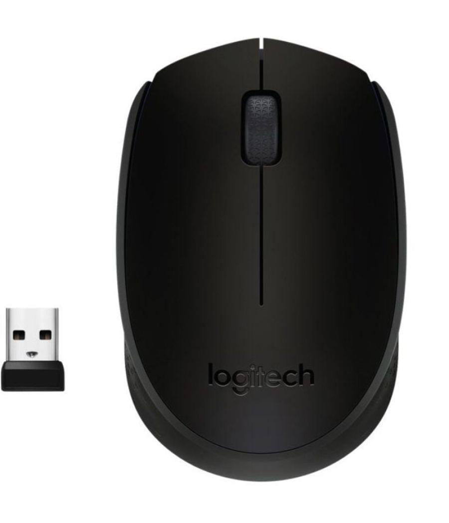 Ratón inalámbrico logitech b170/ hasta 1000 dpi