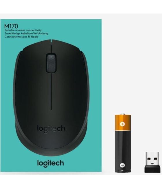 Ratón inalámbrico logitech b170/ hasta 1000 dpi