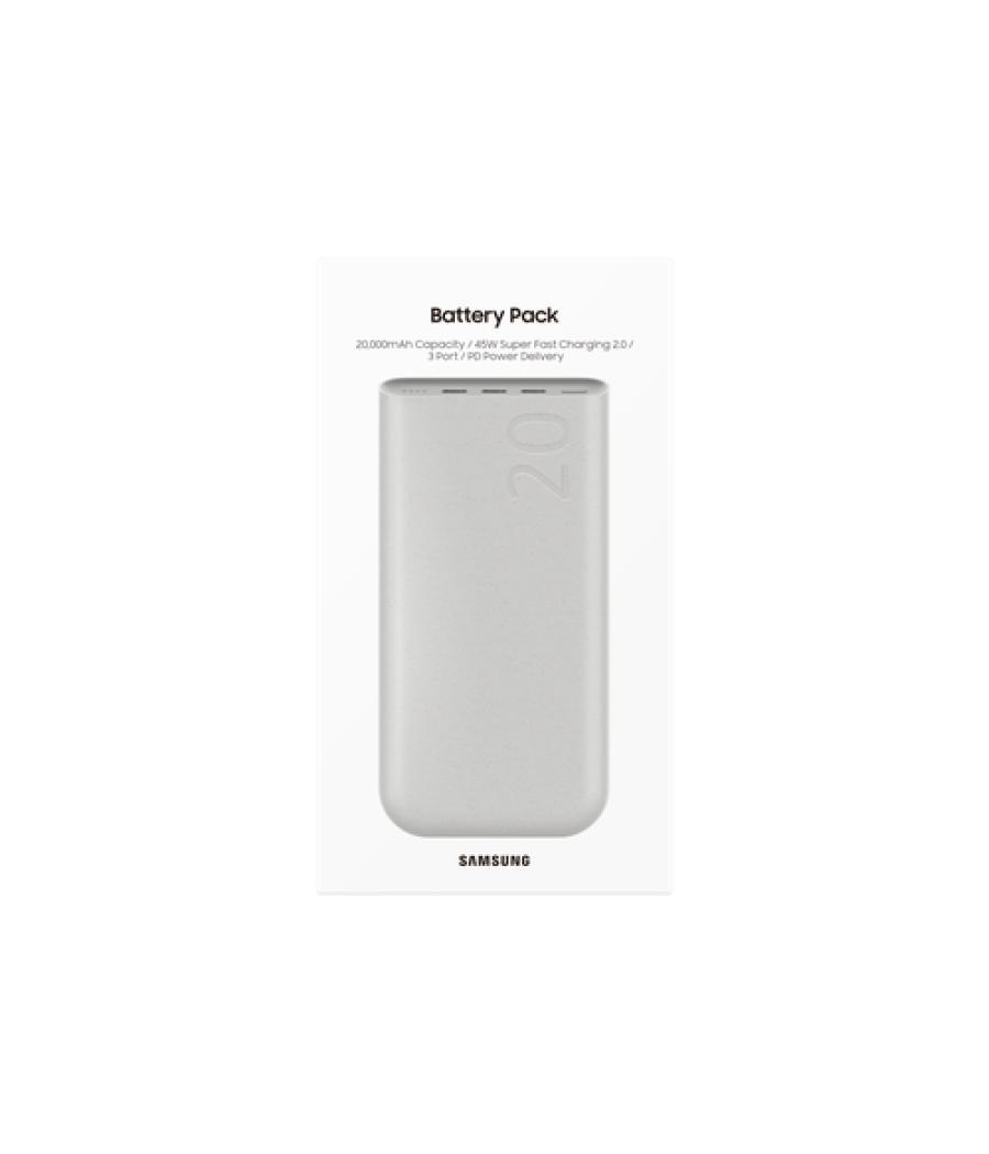 Samsung EB-P4520XUEGEU batería externa 20000 mAh Beige