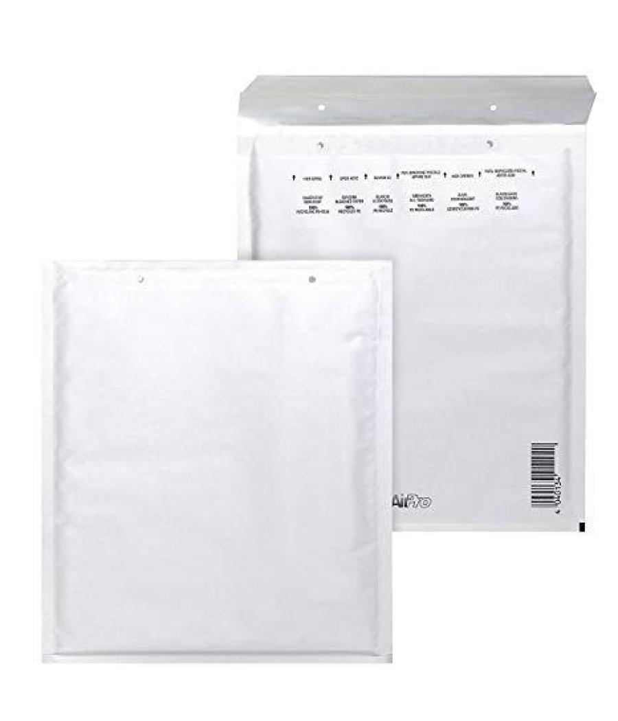 Bong bolsa acolchada con burbujas 14d 180x265mm blanco -100u-