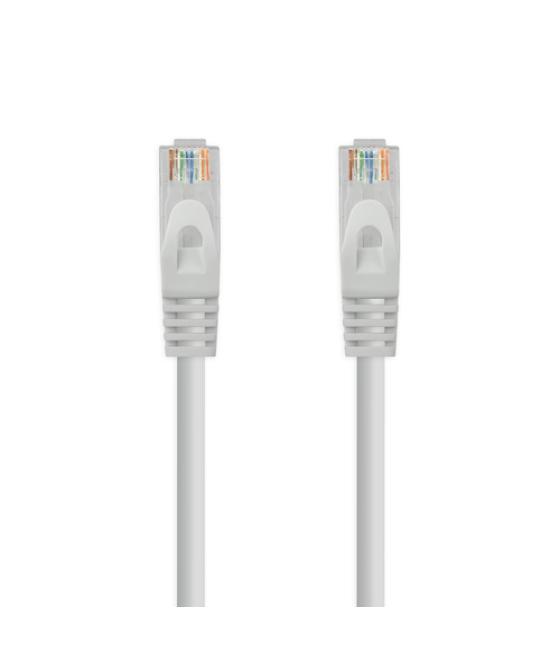 Nanocable cable de red latiguillo rj45 lszh cat.6a utp awg24, gris, 1.0 m