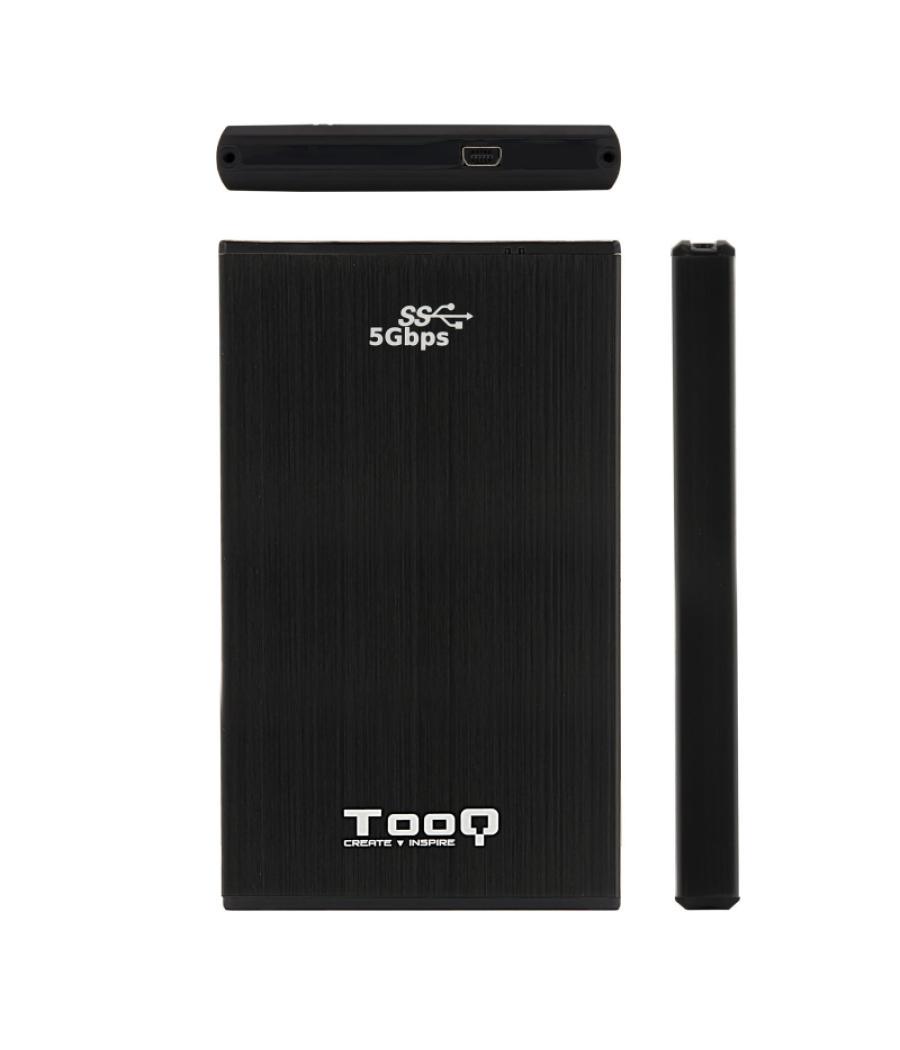 Tooq tqe-2522b caja hd 2.5" sata3 usb 3.0 negra