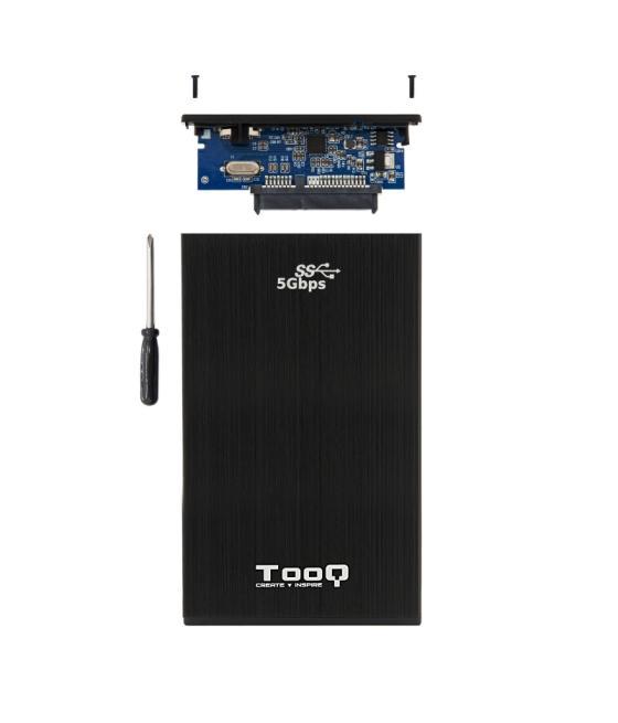 Tooq tqe-2522b caja hd 2.5" sata3 usb 3.0 negra