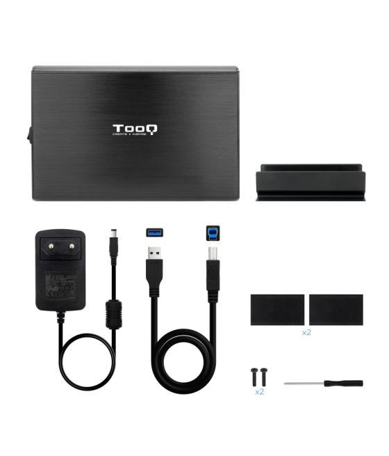 Tooq tqe-3531b caja hdd 3.5" usb 3.1gen1 negra