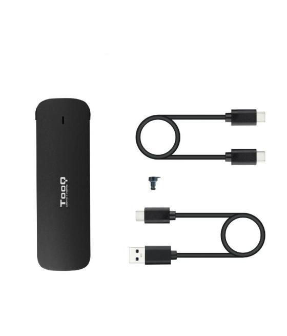 Tooq caja externa m.2 nvme usb3.1 gen2 negra