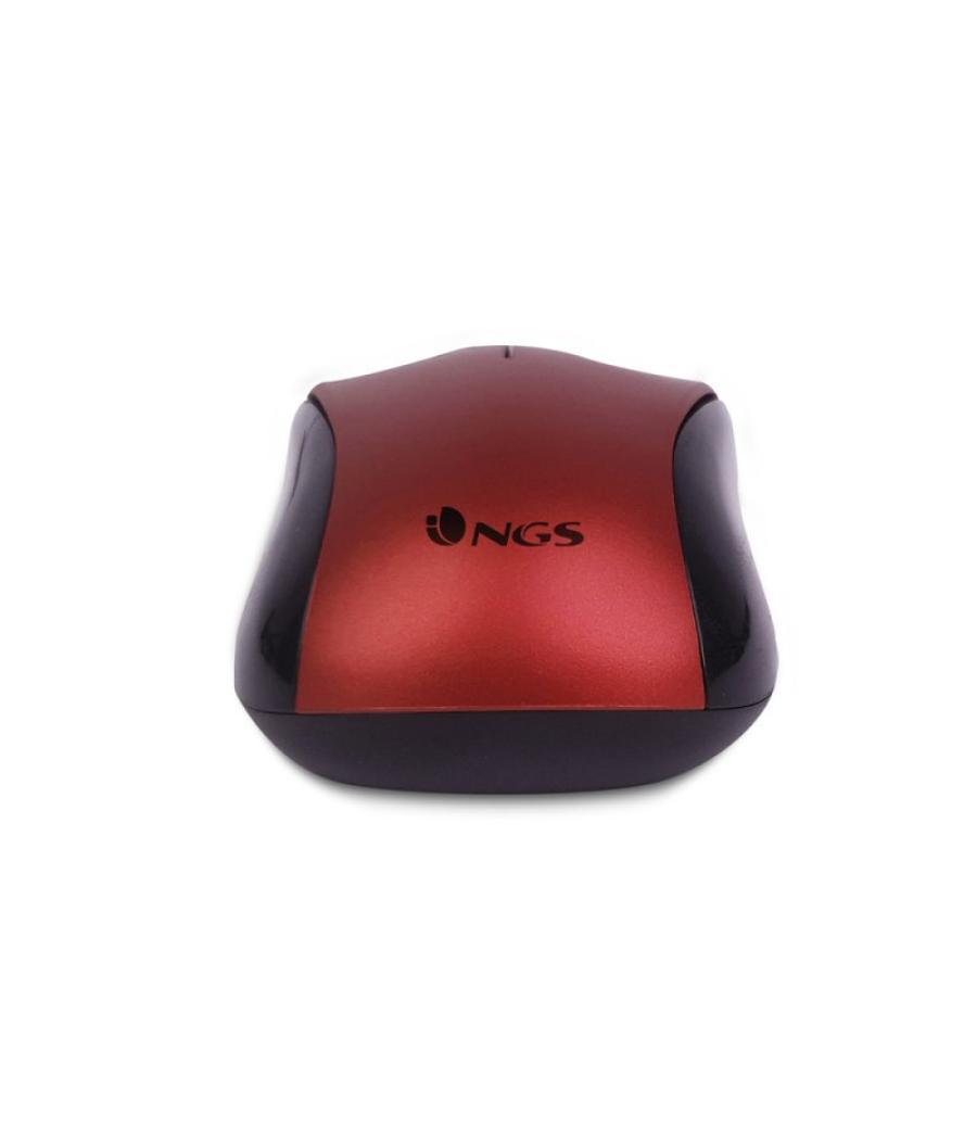 Ngs ratón óptico wired red