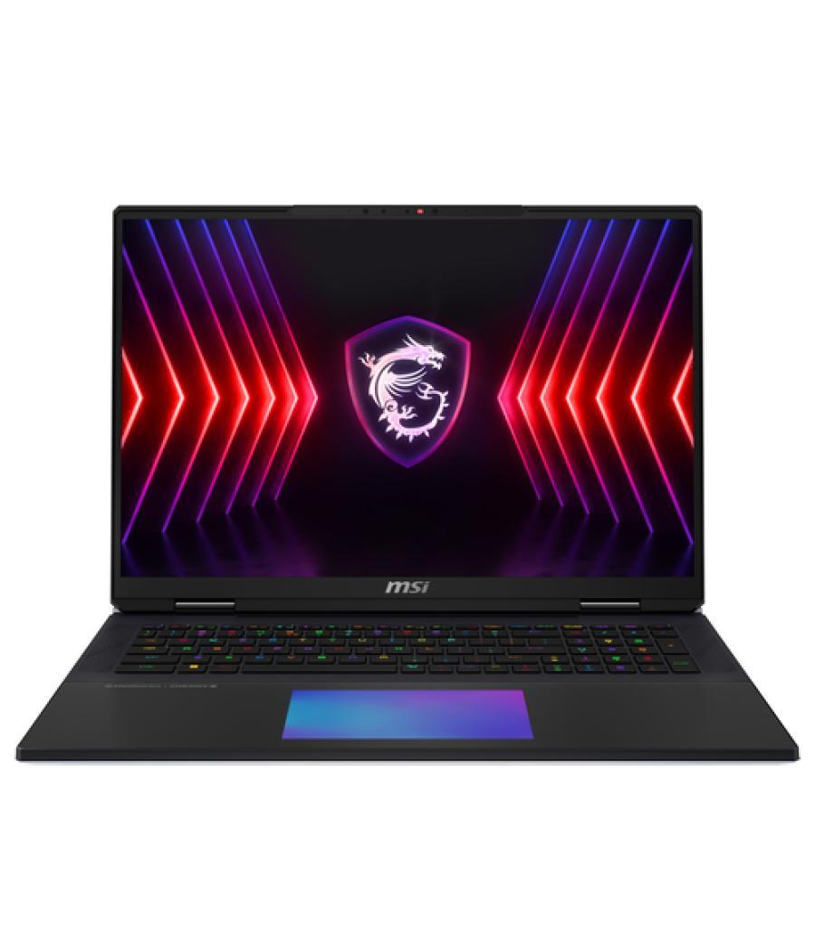 MSI Titan 18 HX A14VHG-076ES Intel® Core™ i9 i9-14900HX Portátil 45,7 cm (18") UHD+ 128 GB DDR5-SDRAM 2 TB SSD NVIDIA GeForce RT