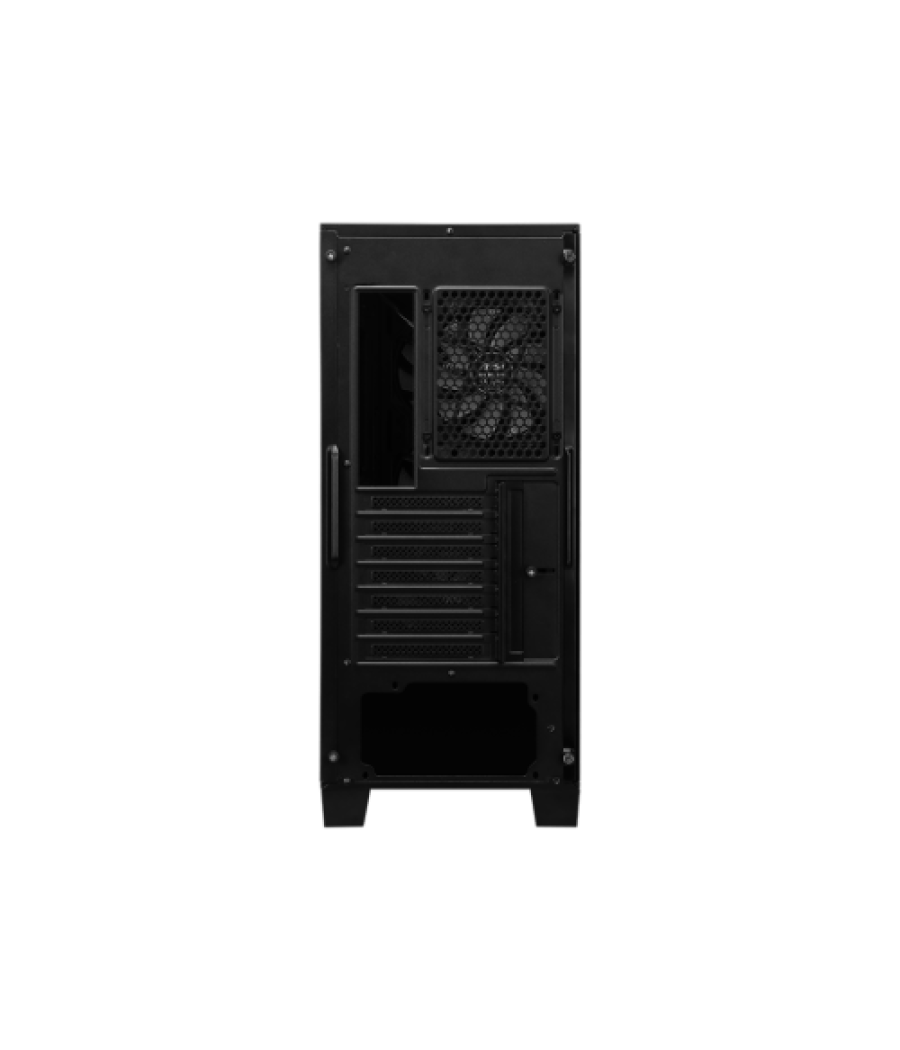 Msi mag forge 120a airflow carcasa de ordenador midi tower negro, transparente